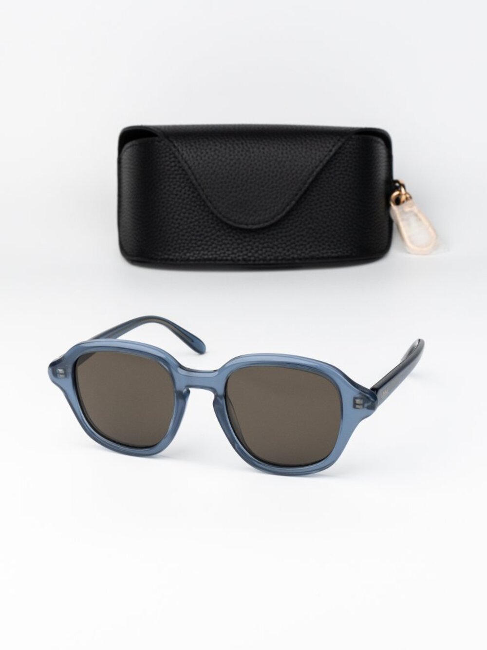 Loewe Women Sunglasses Blue Grey Round LW40163I 84E NEW AUTHENTIC